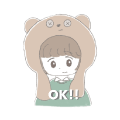 [LINEスタンプ] ゆるゆるおんなのこ。