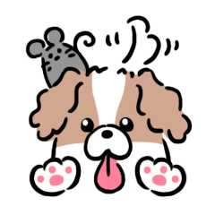 [LINEスタンプ] わんこスタンプ（キャバリア）