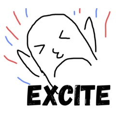 [LINEスタンプ] 口が3のペンギン