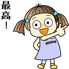 [LINEスタンプ] moo M-7