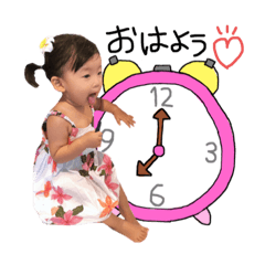 [LINEスタンプ] かのんちゃんの日常1