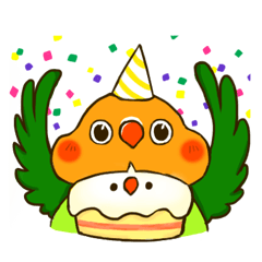 [LINEスタンプ] ボタンインコ ポンカン
