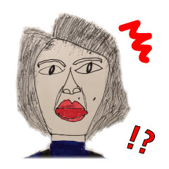 [LINEスタンプ] じわじわ来る子供の似顔絵。