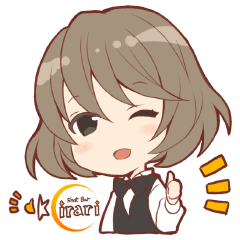 [LINEスタンプ] キラリちゃんと先輩スタンプ