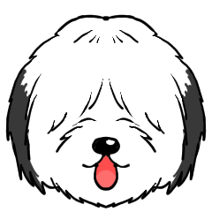[LINEスタンプ] オールドイングリッシュシープドッグ！