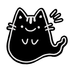 [LINEスタンプ] どうぶつおばけ