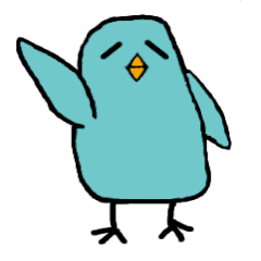 [LINEスタンプ] 青鳥くん