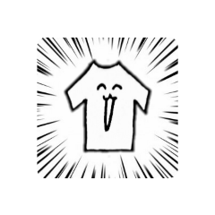 [LINEスタンプ] シャツ丸くん