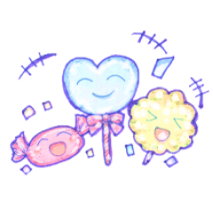 [LINEスタンプ] candy friends