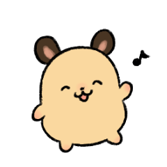 [LINEスタンプ] キンクマハムスターと犬とタコ