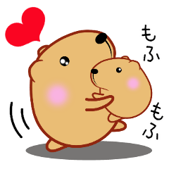 [LINEスタンプ] きゃぴばら【気持ちを伝える2】