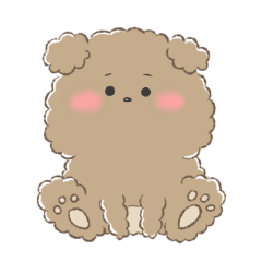 [LINEスタンプ] ＊ゆるっとかわいい＊ふわふわぷーどる