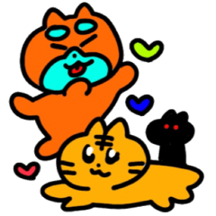 [LINEスタンプ] ごくうちゃん