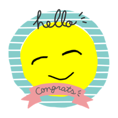 [LINEスタンプ] スマイルYUI