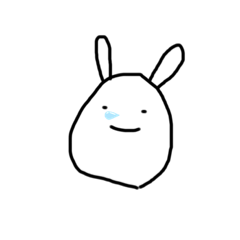 [LINEスタンプ] どう頑張っても寝るうさぎ