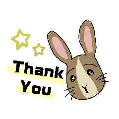 [LINEスタンプ] イラストうさぎの若