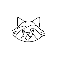 [LINEスタンプ] 感受性豊か？雑アライグマスタンプ
