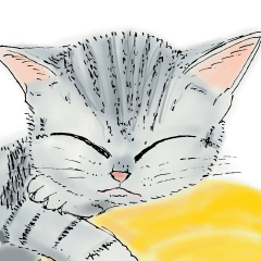 [LINEスタンプ] うちの猫と時々野良猫2