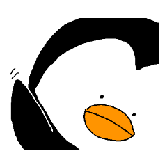 [LINEスタンプ] 白黒ぺんぎんスタンプ