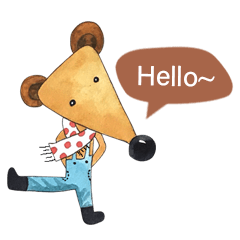 [LINEスタンプ] 珼娔琀の友達が挨拶
