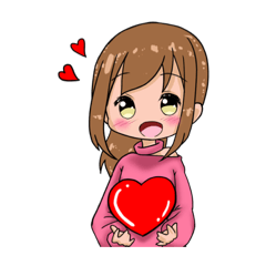 [LINEスタンプ] ポニテ女子のスタンプ