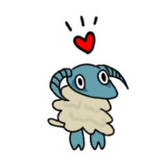 [LINEスタンプ] 羊骨怪獣ジョニーの万能スタンプ