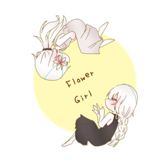 [LINEスタンプ] フラワーガール*