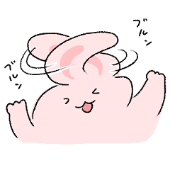 [LINEスタンプ] どすこい！うさちゃんスタンプ