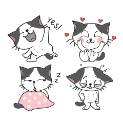 [LINEスタンプ] 猫のツチくん