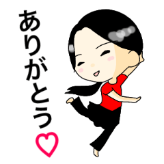 [LINEスタンプ] バレエコーチゆうこ先生が行く。