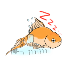 [LINEスタンプ] 金魚りっちー