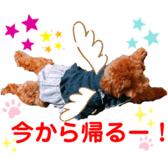 [LINEスタンプ] 花井さんちのルアナ⑤