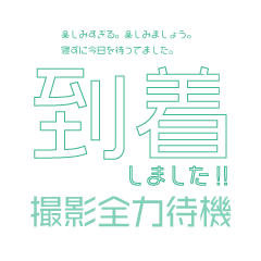 [LINEスタンプ] カメラマンとモデルの連絡用 当日Ver