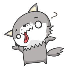 [LINEスタンプ] 責任逃れオオカミさん