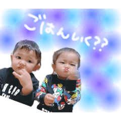 [LINEスタンプ] taichan＆yuuchan