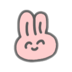 [LINEスタンプ] 表情豊かだけど無言なうさぎ
