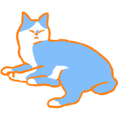 [LINEスタンプ] ころがるねこ
