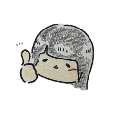 [LINEスタンプ] 荒ぶる青いガール
