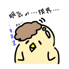 [LINEスタンプ] ヅラぴよ