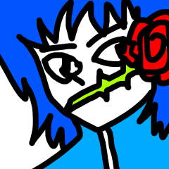 [LINEスタンプ] 苦悩の薔薇
