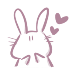 [LINEスタンプ] ゆるかわうさぎのひらがなスタンプ