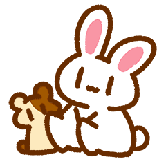 [LINEスタンプ] うさぎとみんな2