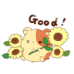 [LINEスタンプ] ゆるっともちっとハムスター