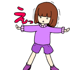 [LINEスタンプ] 女の子と日常