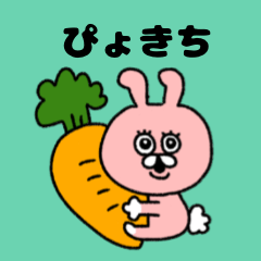 [LINEスタンプ] ぴょきち