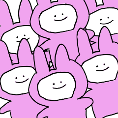 [LINEスタンプ] ゆるゆるいうさぎスタンプ