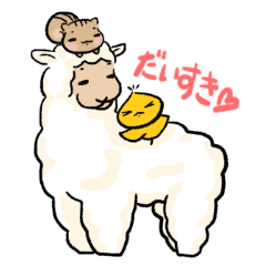 [LINEスタンプ] もふもふれんず