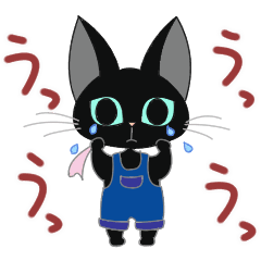 [LINEスタンプ] 動く黒猫ラブちゃん 第2弾