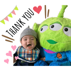 [LINEスタンプ] おさるのそらぽん