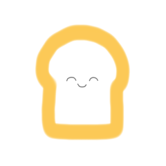 [LINEスタンプ] 怠惰な食パン